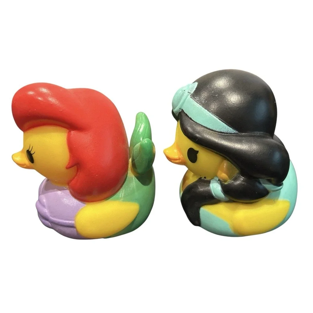 Lot‎ Of 5 Disney Duckz Jazwares Princess Cinderella Mermaid Wonder Woman Jasmine